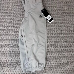 Adidas Kids Gray Baseball Pants